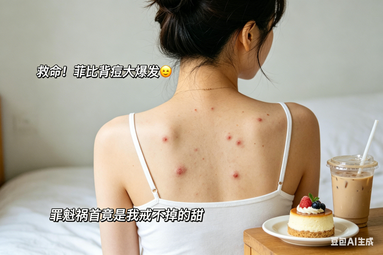 救命！菲比背痘大爆发，战痘计划开启~