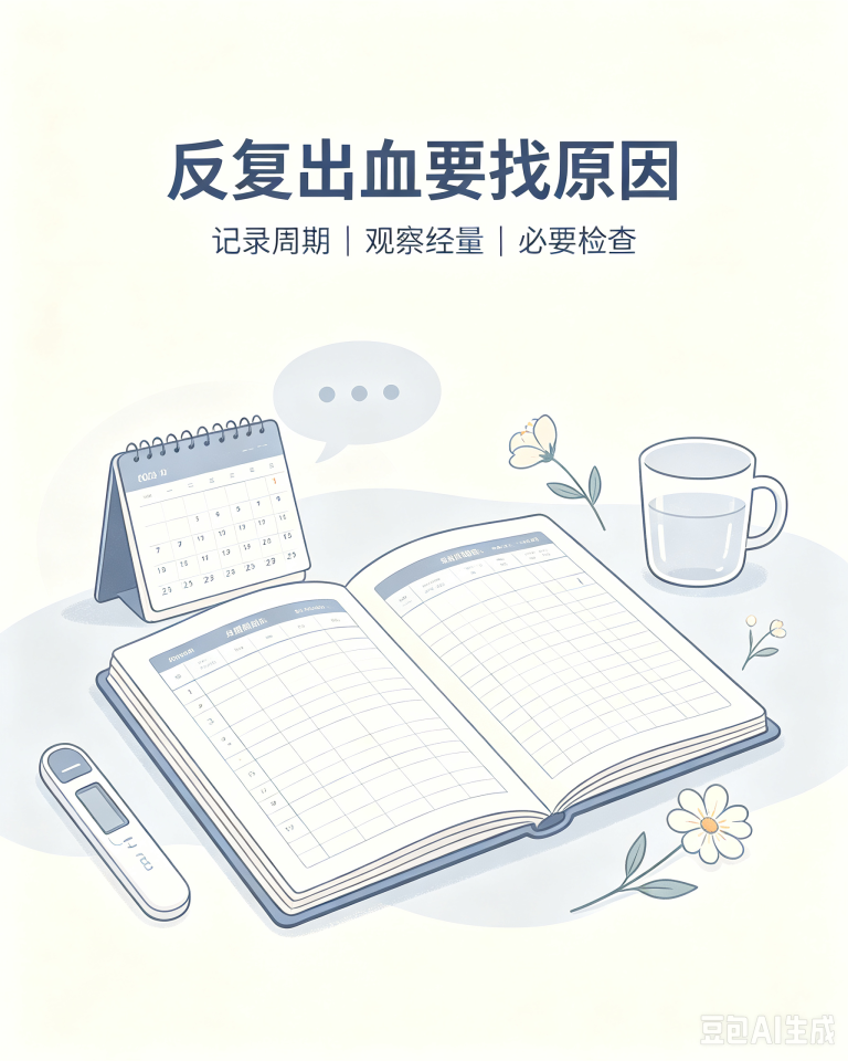 异常出血现已停，菲比怎么做的？